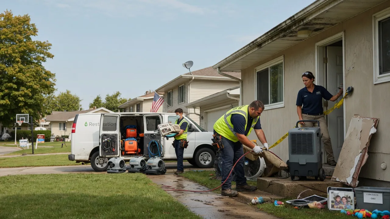 Water Damage Restoration in Illiopolis, IL near me